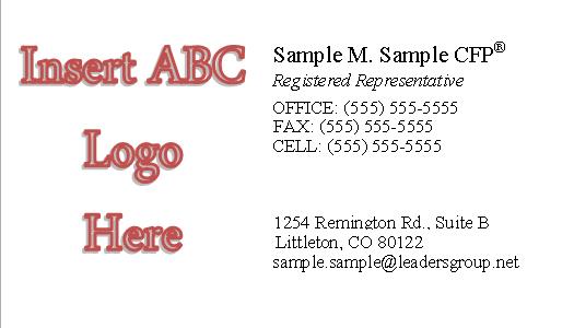 Horizontal Sample DBA